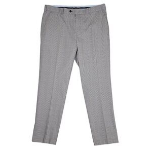 Brooks Brothers Milano Pants Mens 36x30 Gray Plaid Lightweight Advantage Chino